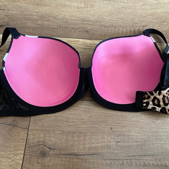 polka dot and cheetah print wear everywhere bra - Picture 3 of 4